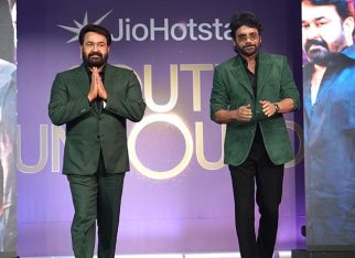 Nagarjuna felicitates Mohanlal for winning the Dadasaheb Phalke Award at JioHotstar South Unbound event: “It has come to the most deserving actor”