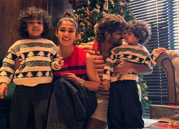 Nayanthara and Vignesh Shivan celebrating Christmas with their twin sons is pure festive bliss — pics go viral