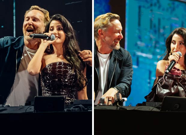 Nora Fatehi makes a surprise appearance with David Guetta at Sunburn 2025, teases global track 'Fire starter' featuring Ciara