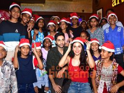 Photos: Agastya Nanda and Simar Bhatia attend a special screening of Ikkis for kids from an NGO