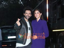 Photos: Kartik Aaryan and Ananya Panday snapped promoting their film Tu Meri Main Tera Main Tera Tu Meri