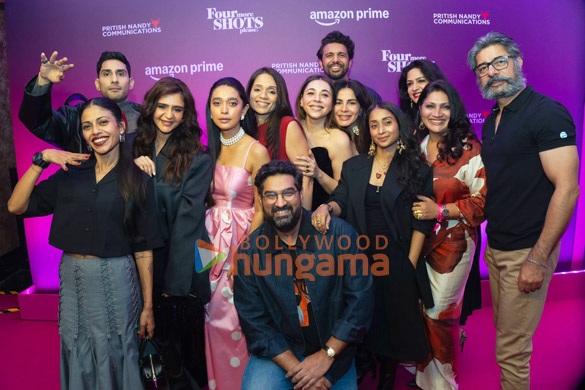 Photos: Kirti Kulhari, Sayani Gupta, Prateik Smita Patil and others were snapped at the special screening of Four More Shots Please! Season 4 in Mumbai