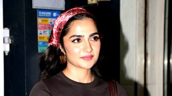 Photos: Rukmini Vasanth snapped celebrating her birthday with the media