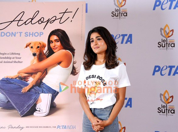 Photos: Shalini Pandey snapped at PETA India’s pro-adoption campaign