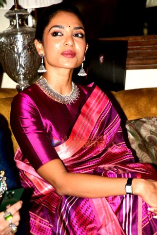 Photos: Sobhita Dhulipala snapped attending the Aadyam Handmade event in BKC
