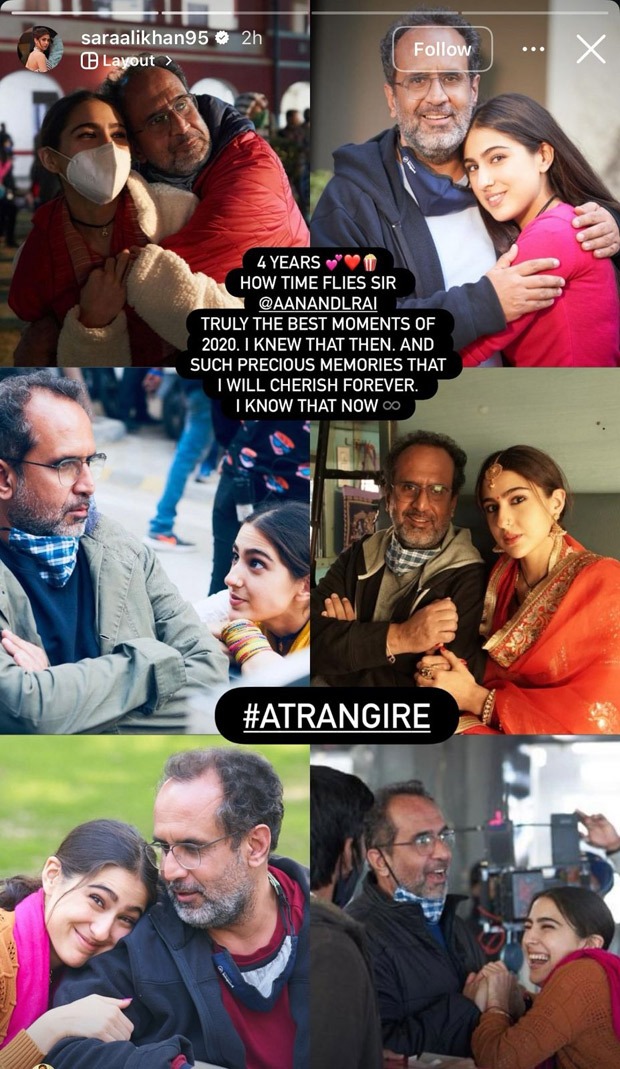 Sara Ali Khan calls Atrangi Re her “best moment of 2020” on film’s 4-year anniversary