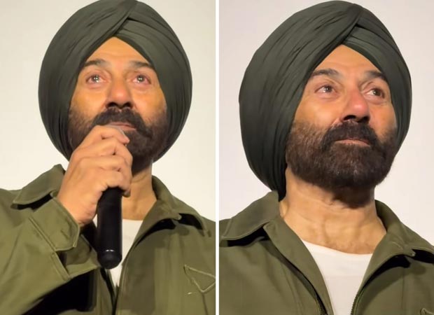 Sunny Deol gets emotional at Border 2 teaser launch, marks first public appearance since Dharmendra's demise