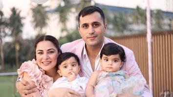 Shraddha Arya reveals faces of her twins on their first birthday, shares adorable family moments