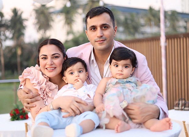 Shraddha Arya reveals faces of her twins on their first birthday, shares adorable family moments
