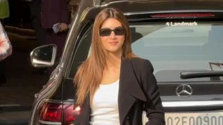 Kriti Sanon papped with rumoured boyfriend Kabir Bahia