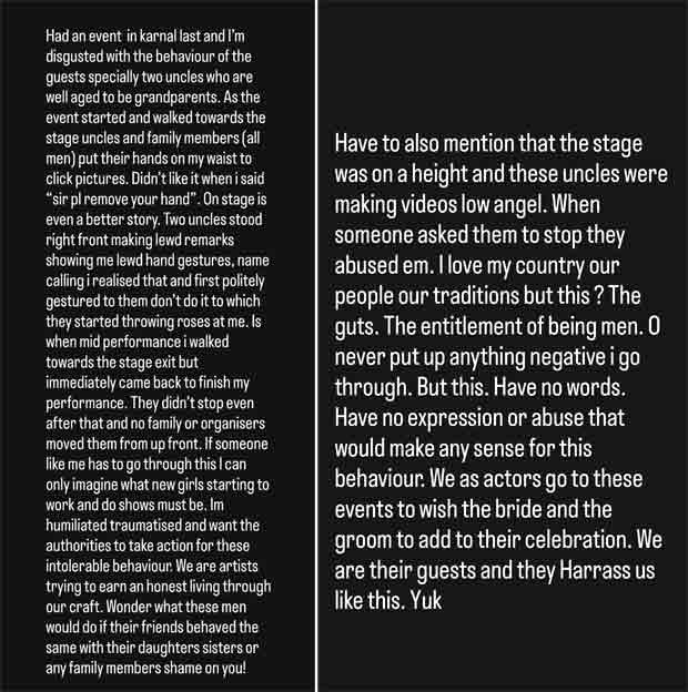 Mouni Roy walks off stage mid-performance at Haryana event after alleged on-stage harassment | watch video