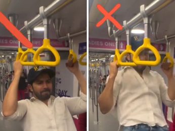 Mumbai Metro issues public advisory over a viral video of Varun Dhawan playfully ‘hanging’ in the metro: ‘Hang out, but don’t hang there’