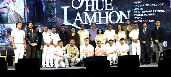 photos ahan shetty suniel shetty and others grace jaate hue lamhon song launch from film border 2 1