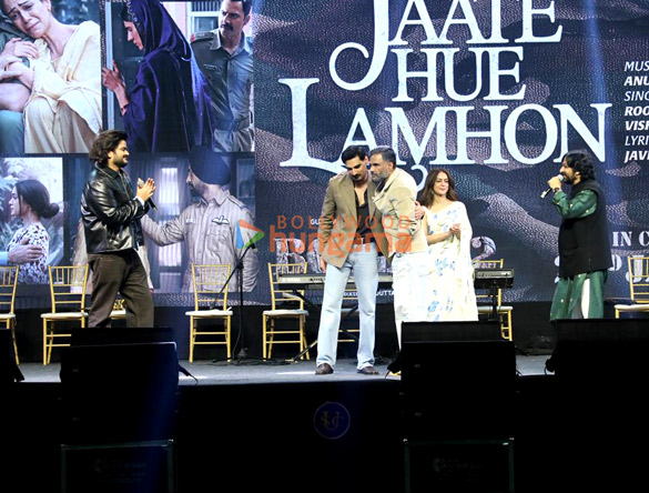 photos ahan shetty suniel shetty and others grace jaate hue lamhon song launch from film border 2 5