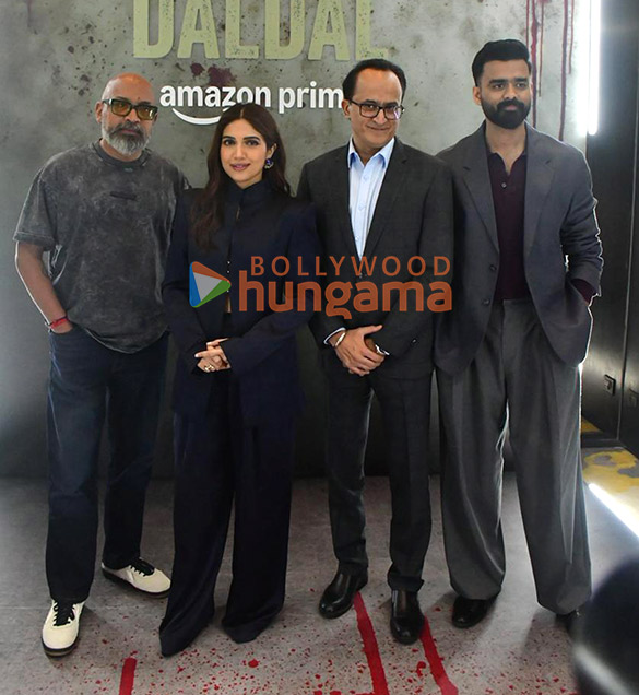 Photos: Bhumi Pednekar and others snapped promoting Daldal