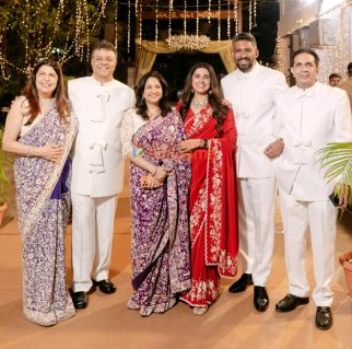 Photos: Ranjeet, Jaaved Jaaferi, Madhur Bhandarkar, Sanjeev Kapoor, Ashish Chowdhry and others snapped at the annual Parsi Bhonu hosted by economist Shivdutt Das