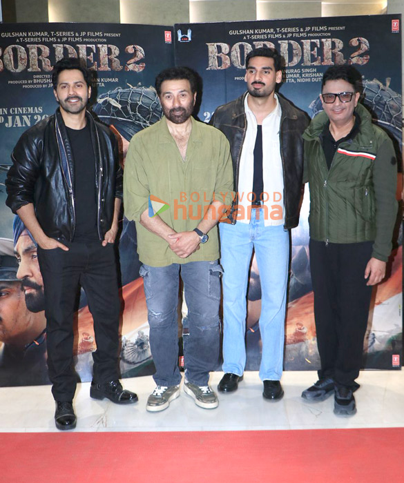 Photos: Sunny Deol, Varun Dhawan, Bhushan Kumar and others grace the success bash of Border 2 Photos: Sunny Deol, Varun Dhawan, Bhushan Kumar and others grace the success bash of Border 2
