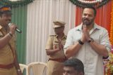 Police on duty. Fans on fire. Rohit Shetty in the house