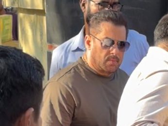 Salman Khan spotted on the way to vote