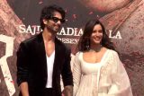 Shahid Kapoor & Triptii Dimri at the poster launch of their film O’Romeo