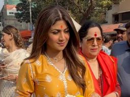 Shilpa Shetty & Shamita Shetty at Sidhivinayak for bappa’s darshan