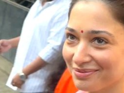 Tamannaah Bhatia spotted after casting vote
