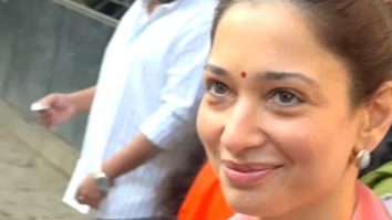 Tamannaah Bhatia spotted after casting vote