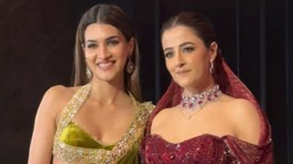 The beautiful bride & her gorgeous sister! Nupur & Kriti Sanon