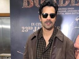 Varun Dhawan pose at the event of Border 2