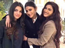 Nimrit Kaur Ahluwalia and Mouni Roy wrap up shoot for their first-ever collaboration titled Hisaab, celebrate sisterhood on sets of upcoming thriller