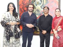 Fardeen Khan, Nidhi Chaudhary and others snapped at the launch of Sanjay Srivastava’s show
