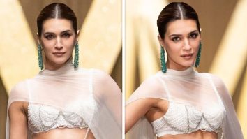 Kriti Sanon walks the ramp for Manish Malhotra at Dubai Fashion Week as sole showstopper