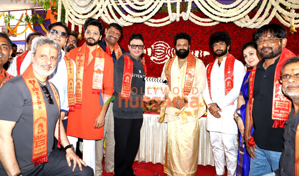 Photos: Bhushan Kumar, Rishab Shetty, and others snapped at the grand muhurat ceremony of their film Jai Hanuman