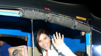 Photos: Elnaaz Norouzi snapped taking an auto rickshaw ride