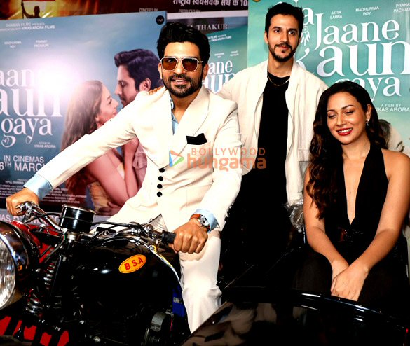 photos jatin sarna madhurima roy pranay pachauri and others snapped at na jaane kaun aa gaya trailer launch 6