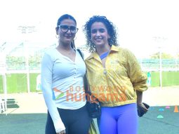 Photos: Sanya Malhotra celebrates her birthday with Dangal co-star Fatima Sana Shaikh