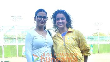 Photos: Sanya Malhotra celebrates her birthday with Dangal co-star Fatima Sana Shaikh