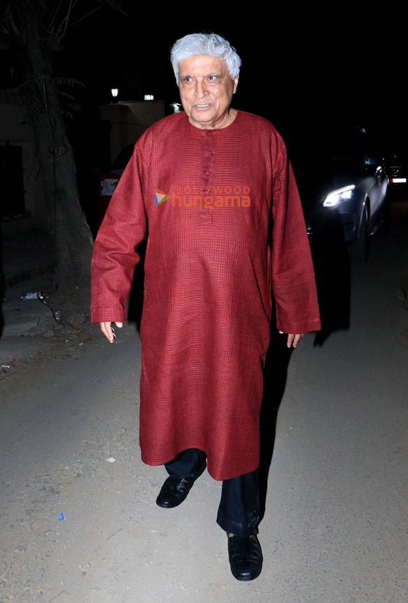 photos shashi ranjan boney kapoor javed akhtar and others snapped in juhu 4 2