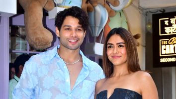 Photos: Siddhant Chaturvedi and Mrunal Thakur snapped promoting their film Do Deewane Seher Mein