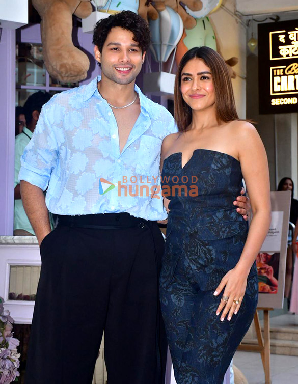 Photos: Siddhant Chaturvedi and Mrunal Thakur snapped promoting their film Do Deewane Seher Mein