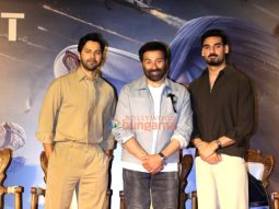 Photos: Sunny Deol, Varun Dhawan, Ahan Shetty and others attend the success press conference of Border 2