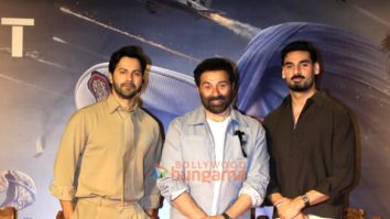 Photos: Sunny Deol, Varun Dhawan, Ahan Shetty and others attend the success press conference of Border 2
