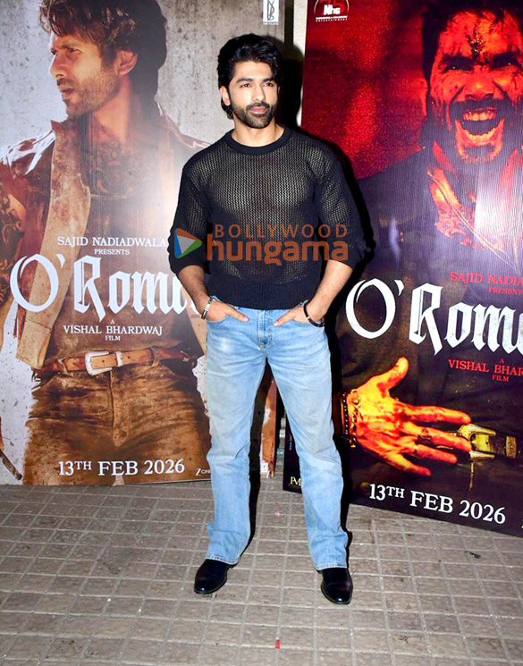 photos triptii dimri avinash tiwary and others attend special screening of o romeo 8