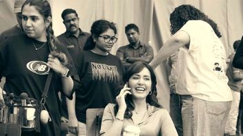 Raashii Khanna offers a subtle BTS peek from her next film project