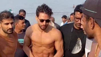 Tiger Shroff’s early morning at Juhu Beach