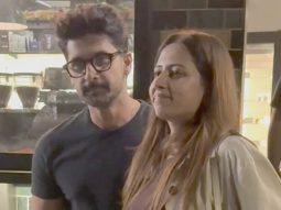 Love birds pose together for media! Ravi Dubey & Sargun Mehta