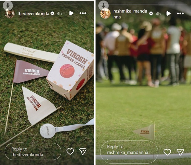 Vijay Deverakonda – Rashmika Mandanna kick off Udaipur wedding festivities with poolside fun, Japanese soirée & VIROSH Premier League