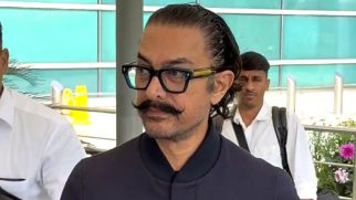 Aamir Khan spotted at the airport in his signature look