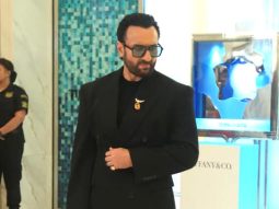 Saif Ali Khan papped in a dapper look pose for media