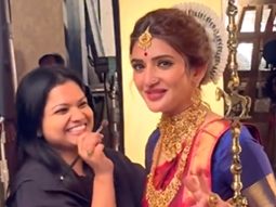 BTS shots are complete entertainment! Sreeleela